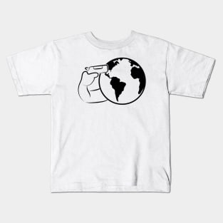 Goodbye world Kids T-Shirt